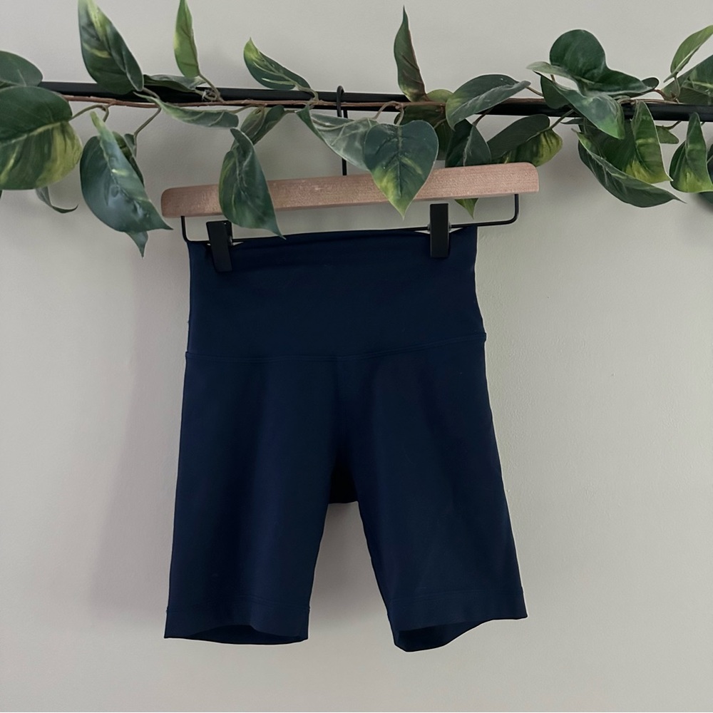 Lululemon Align Biker Shorts Navy